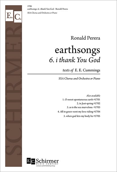Earthsongs: No. 6 I thank You God