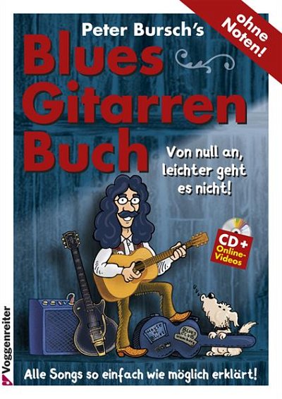 P. Bursch:  Blues-Gitarrenbuch, Git;Ges (Bch+Onl+CD)