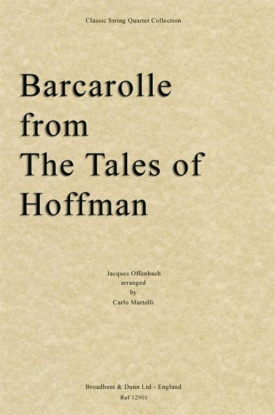 J. Offenbach: Barcarolle from The Tales of, 2VlVaVc (Stsatz)