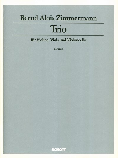 B.A. Zimmermann: Trio, VlVlaVc (Pa+St)