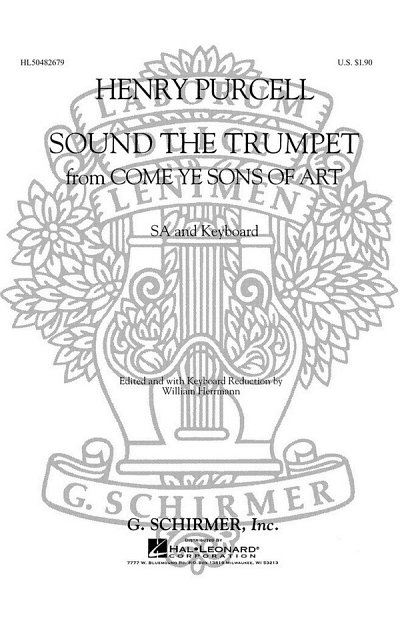 H. Purcell: Sound The Trumpet SA, FchKlav (Chpa)