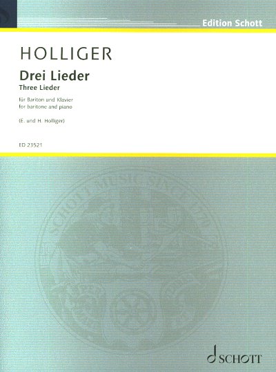 AQ: H. Holliger: Drei Lieder, GesBrKlav (B-Ware)