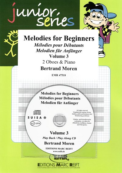 B. Moren: Melodies for Beginners Volume 3, 2ObKlav (+CD)