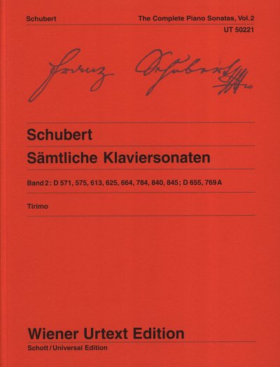 F. Schubert: Sämtliche Klaviersonaten 2, Klav