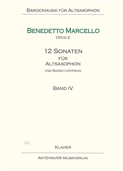 B. Marcello: 12 Sonaten für Altsaxophon und Klavier op. 2/4