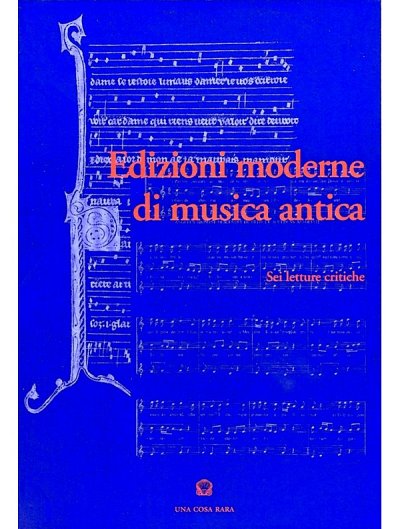 Edizioni moderne di musica antica (Bu)