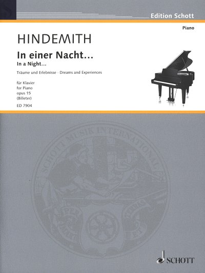 P. Hindemith: In einer Nacht... op. 15, Klav