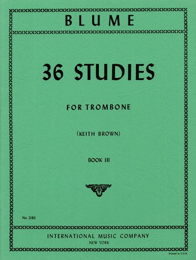 36 Studi Vol. 3 (Brown) (Bu)