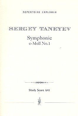 S.I. Tanejew: Sinfonie e-Moll Nr. 1, Sinfo (Stp)