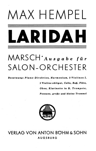 Laridah, Salonorchester