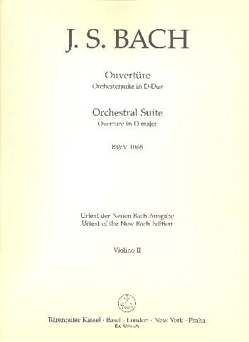 J.S. Bach: Ouvertüre D-Dur Nr. 3 BWV 1068, Sinfo (Vl2)