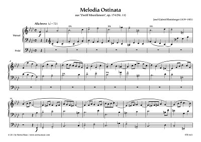DL: J. Rheinberger: Melodia Ostinata aus 