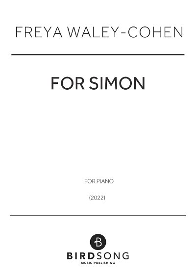 Freya Waley-Cohen: for Simon