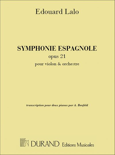 É. Lalo: Symphonie Espagnole 2 Pianos , Klav