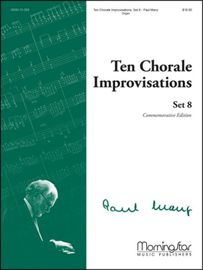P. Manz: Ten Chorale Improvisations, Set 8, Org
