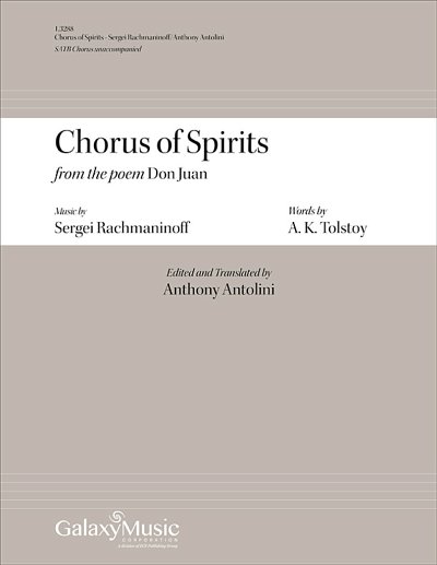 S. Rachmaninow: Chorus Of Spirits, Gch;Klav (Chpa)