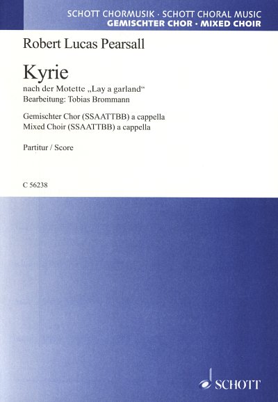 P.R.L.d.[.B. Tobias: Kyrie, gemischter Chor (SSAATTBB)