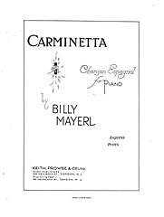 DL: B. Mayerl: Carminetta, Klav