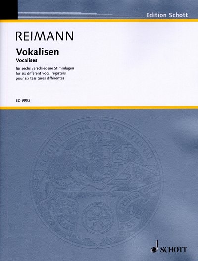 A. Reimann: Vokalisen 