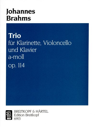J. Brahms: Trio a-Moll op. 114 fuer Klarinette, Violoncello 