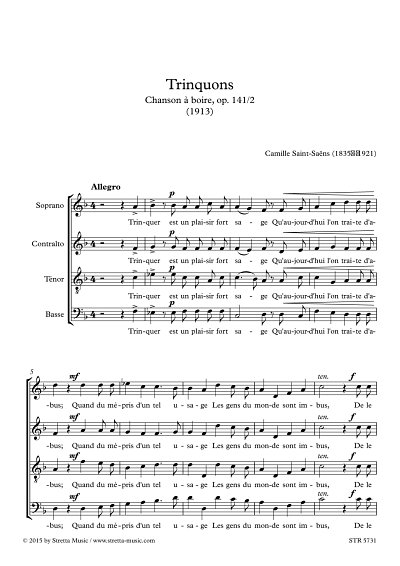 DL: Trinquons, Gemischter Chor (SATB)