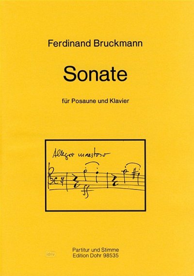 F. Bruckmann: Sonate, PosKlav (PaSt)