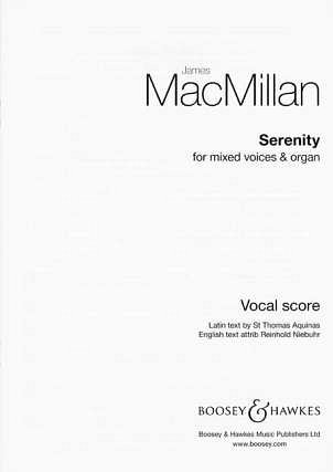 J. MacMillan: Serenity (Chpa)