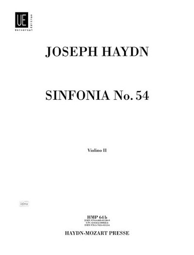 J. Haydn: Sinfonia Nr. 54 G-Dur Hob. I:54, Sinfo (Vl2)