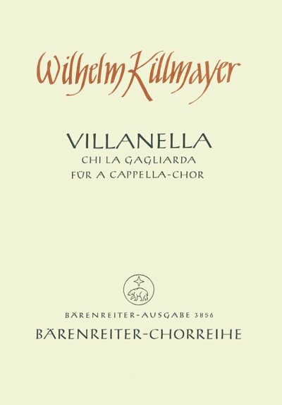 W. Killmayer: Chi la Gaglarda, GCh4 (Chpa)