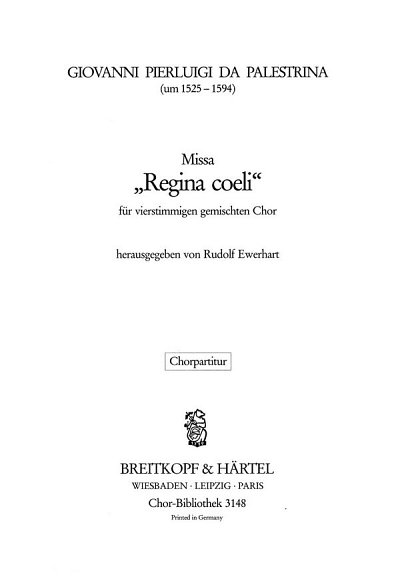 G.P. da Palestrina: Missa „Regina coeli“