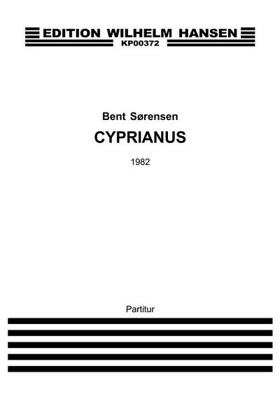 B. Sørensen: Cyprianus (Part.)