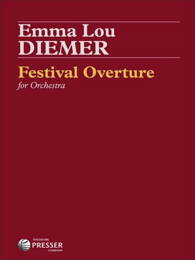 D. Emma: Festival Overture, Blaso (Pa+St)