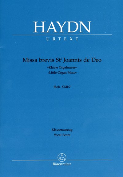 J. Haydn: Missa brevis St. Joannis de Deo , GesGch2VlBc (KA)