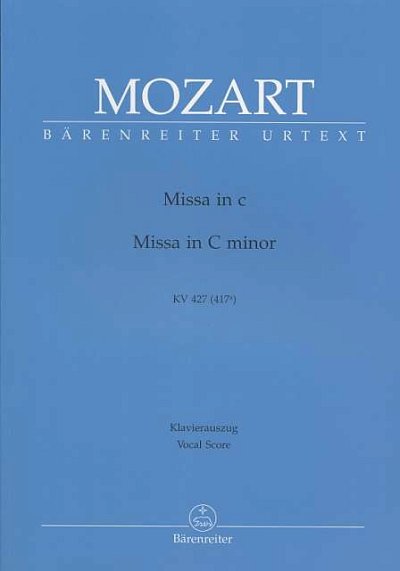 W.A. Mozart: Missa c-Moll KV 427(417a), 4GesGChKlav (KA)
