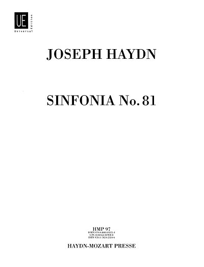 J. Haydn: Sinfonia Nr. 81 Hob. I:81  (HARM)