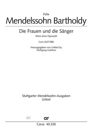 DL: F. Mendelssohn Barth: Die Frauen und die Sänger B-Du (Pa