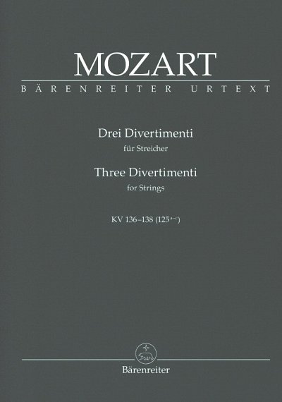 W.A. Mozart: Drei Divertimenti KV 136-138 (125a-, Stro (Stp)