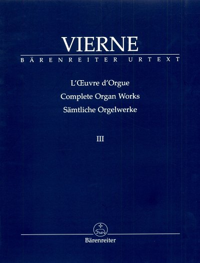 L. Vierne: Sämtliche Orgelwerke 3, Org