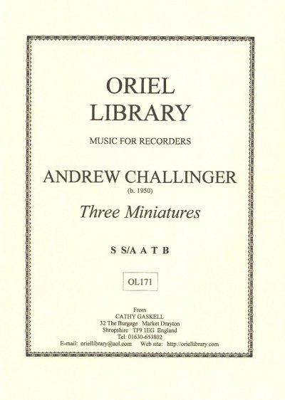 Challinger Andrew: 3 Miniatures