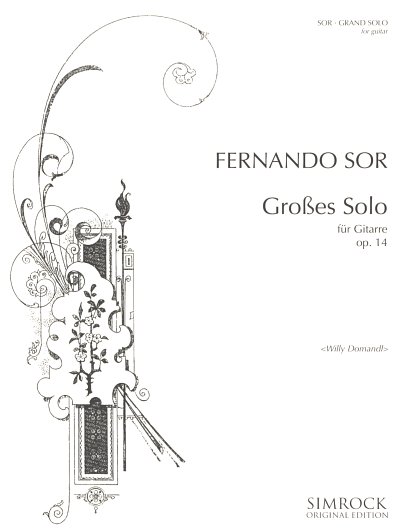F. Sor: Großes Solo d-Moll op. 14