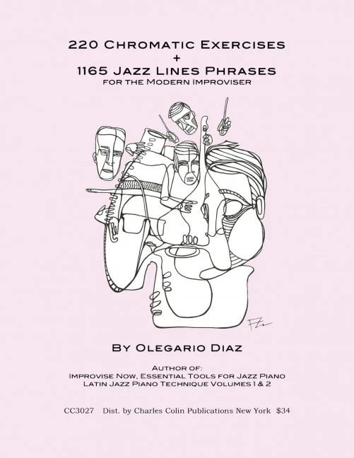 O. Diaz: 220 Chromatic Exercises & 1165 Jazz Lines Phr, Klav (0)