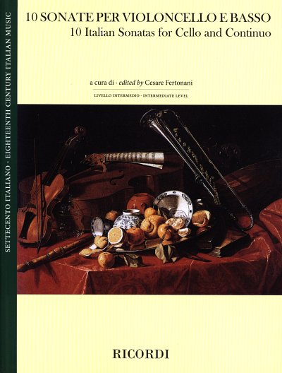 P. Toscano: 10 Sonate per violoncello e basso