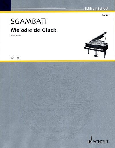 G. Sgambati: Mélodie de Gluck , Klav