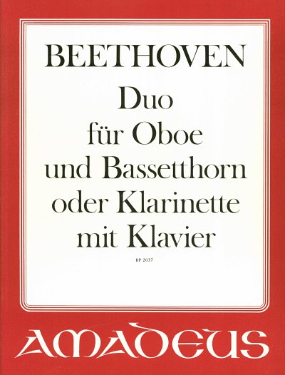 L. van Beethoven: Duo Op 43/14 Oboe Bassetthorn Klav