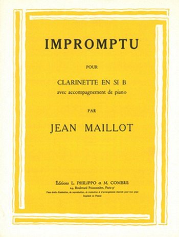 J. Maillot: Impromptu, KlarKlv (KlavpaSt)