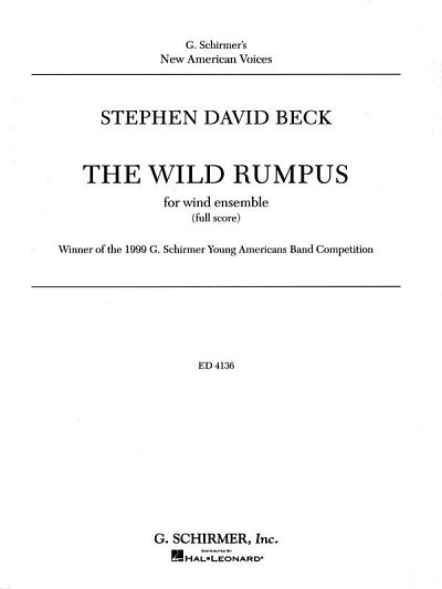The Wild Rumpus Cb Score Concert Band, Blaso (Part.)
