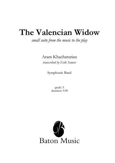 The Valencian Widow - Small Suite, Blaso (Pa+St)