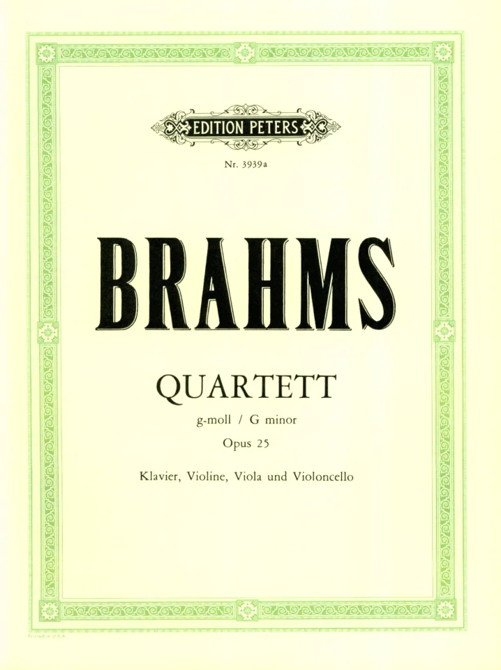 J. Brahms: Quartett 1 G-Moll Op 25 (0)