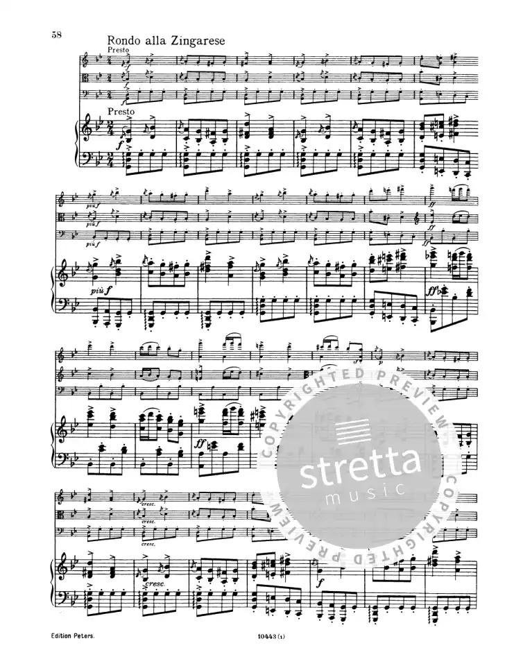 J. Brahms: Quartett 1 G-Moll Op 25 (3)