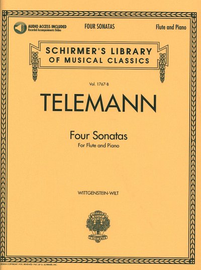 G.P. Telemann: Four Sonatas, Fl;Klav (KlvpaStOnl)